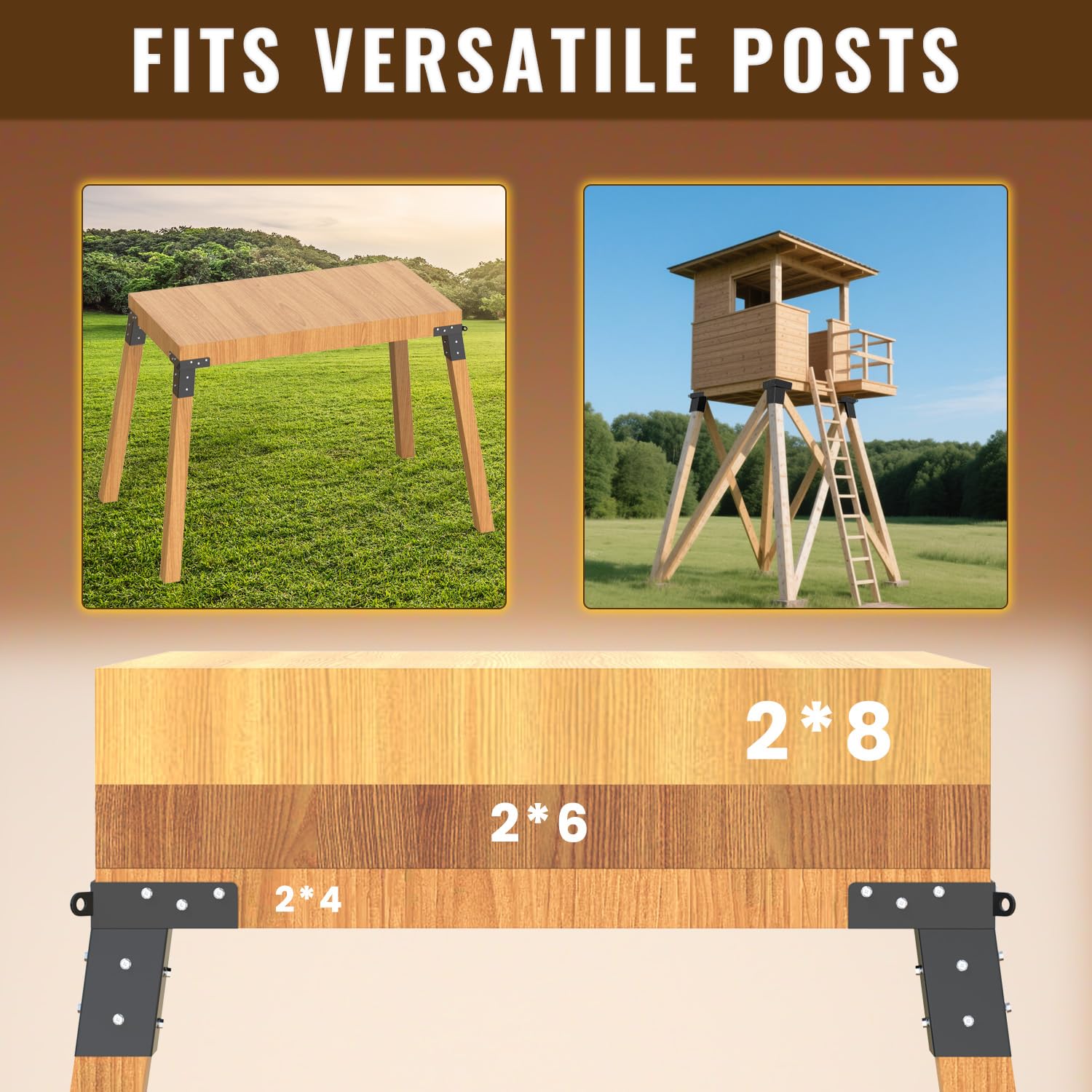 CDFYJHFDQ deer stand installation steps showing easy prep