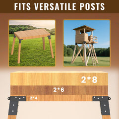 CDFYJHFDQ deer stand installation steps showing easy prep