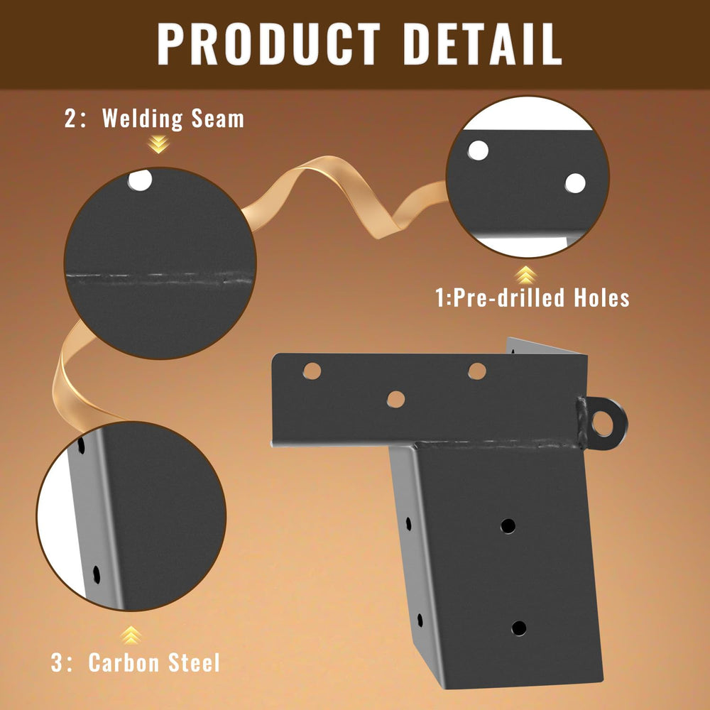 CDFYJHFDQ deer stand bracket stability highlighting secure vertical support