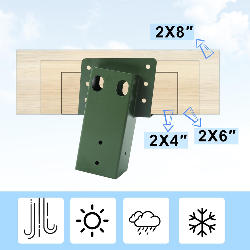 CDFYJHFDQ hunting blind and treehouse bracket securing legs