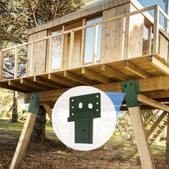 CDFYJHFDQ outdoor bracket with green powder coat resisting weather
