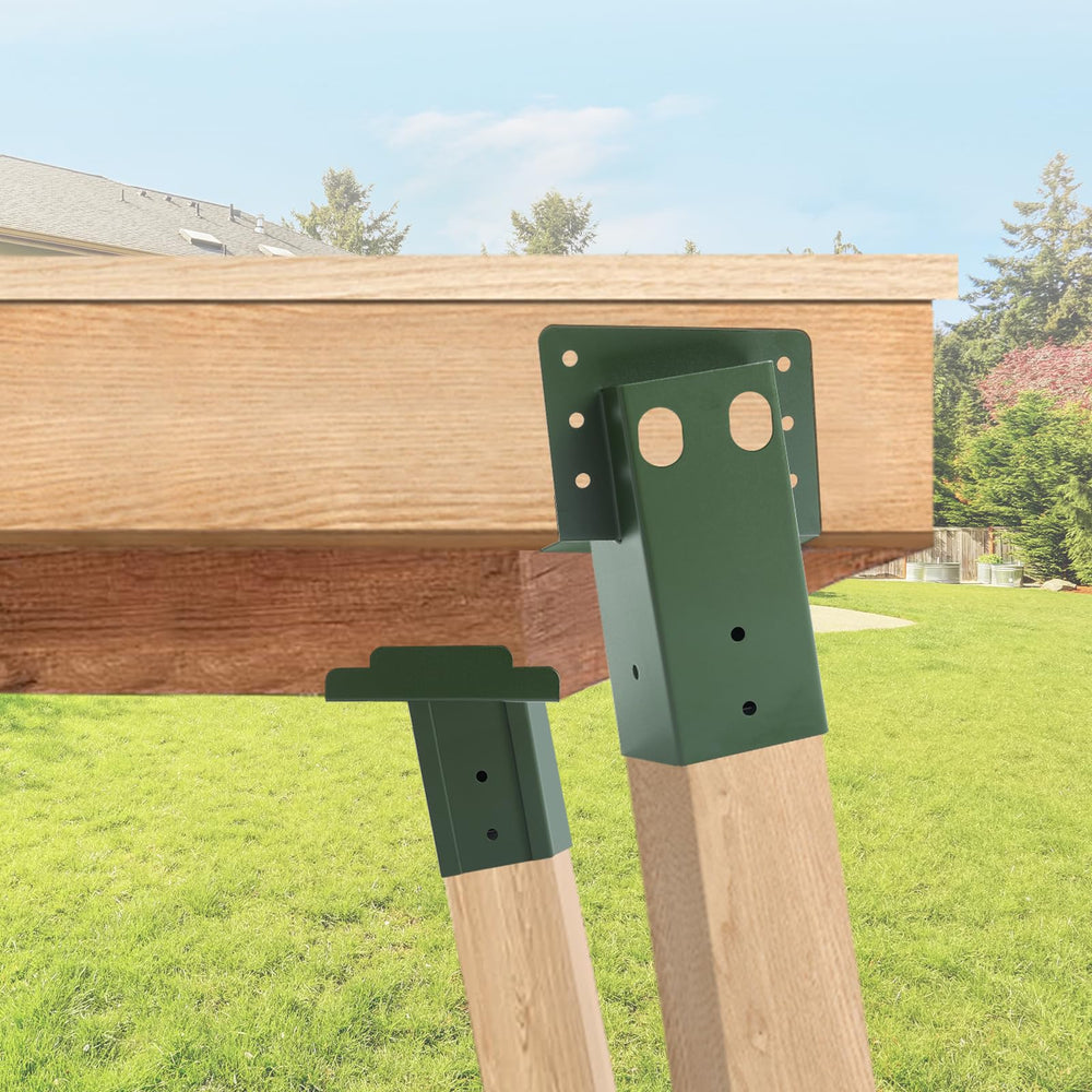 CDFYJHFDQ post-compatible bracket works with 2x4, 2x6, 2x8 posts