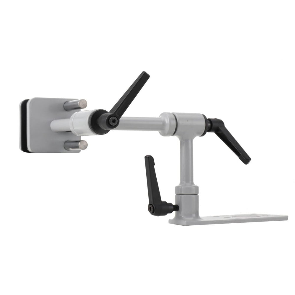 CDZHLTG bow vise in action during archery setup and maintenance.