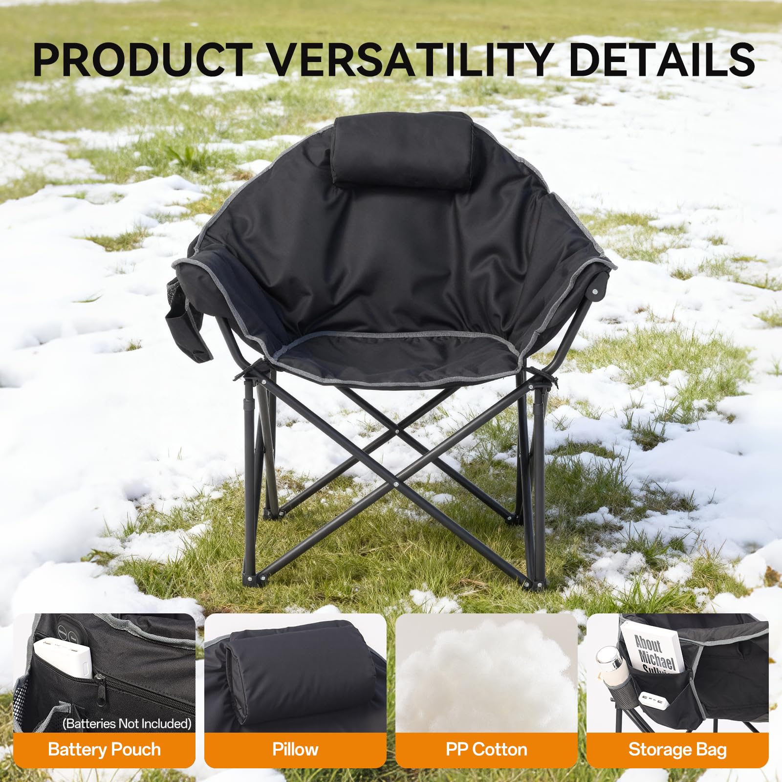 ceamorfco stable alloy frame supports up to 500 lbs for durable seating