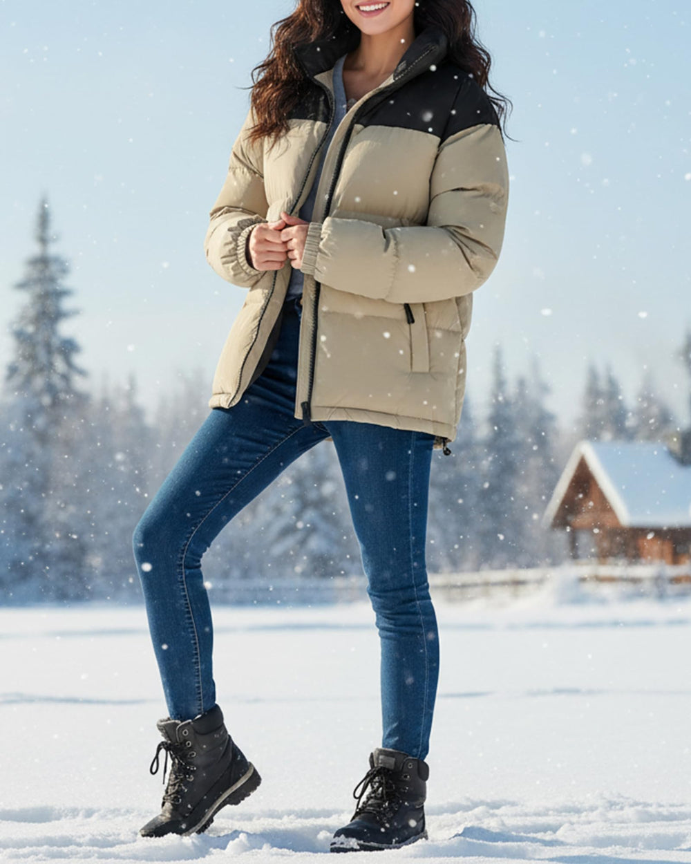 Ceauros men's winter coat breathable interior for comfortable all-day wear