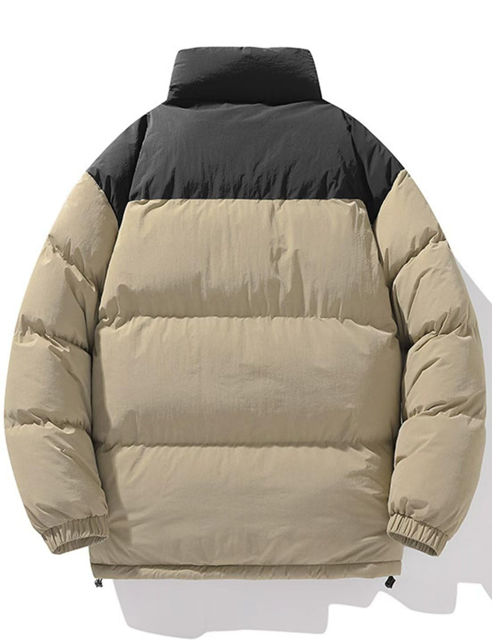 Ceauros puffer jacket elastic cuffs and drawstring hem seal in warmth outdoors