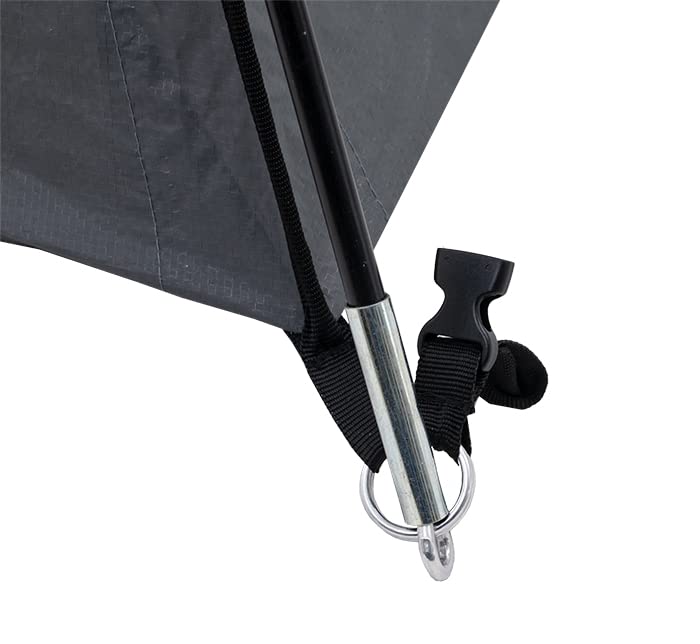 Cedar Ridge Cypress fly and awnings provide weather protection.