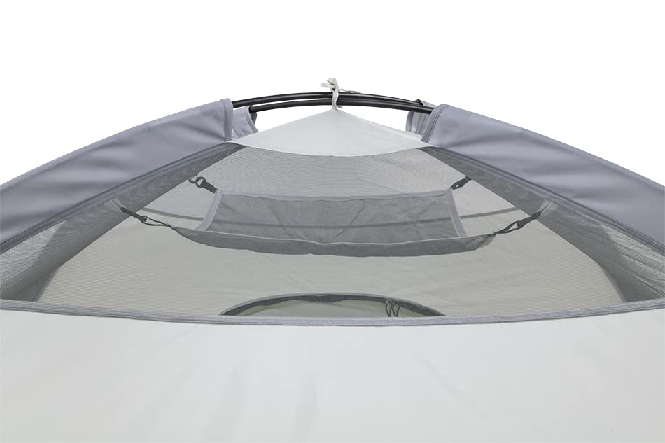 Cedar Ridge Cypress freestanding frame allows easy pitching.