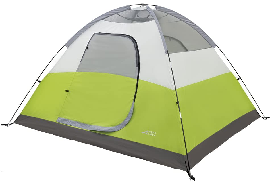 Cedar Ridge Cypress 4-Person Tent side panel ventilation improves airflow.