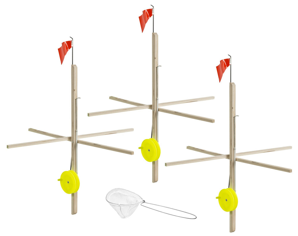 Celsius Multi 3 Pack Tip-Up with Tackle - One Size