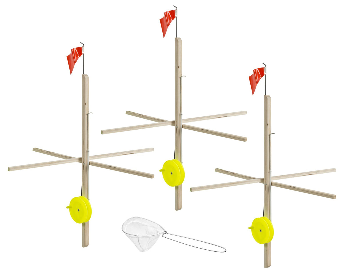 Celsius Multi 3 Pack Tip-Up with Tackle - One Size
