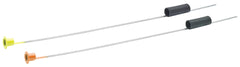 Celsius Wire Spring Bobbers with visible tips enhance bite detection on the ice.