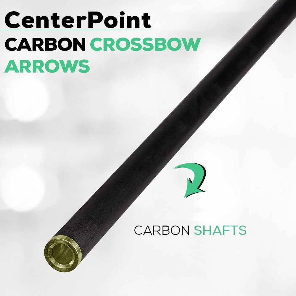 CenterPoint AXCCA203PK lighted green half-moon nocks improve visibility for quick target acquisition.