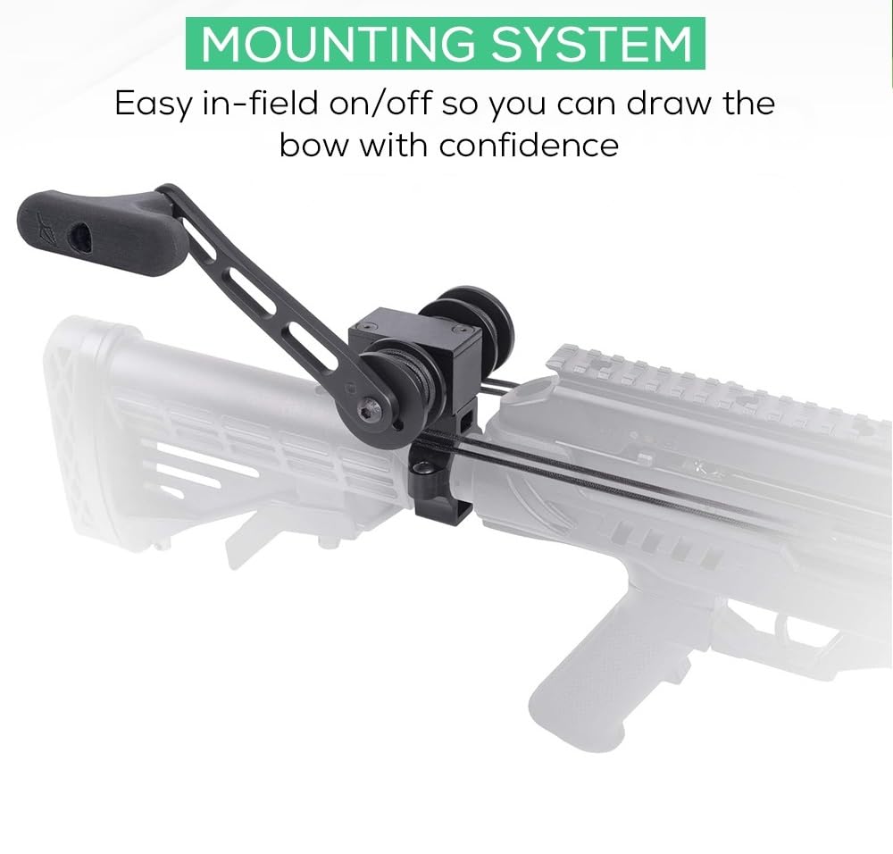 CenterPoint Power Draw Crossbow Crank reduces draw weight up to 70 percent for easier cocking.
