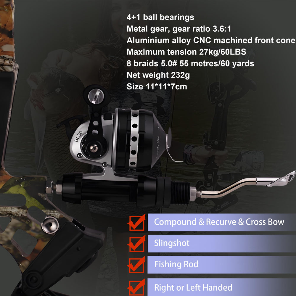 CENWTY BL30 ambidextrous handle demonstrates left-right handed versatility for comfortable casting.