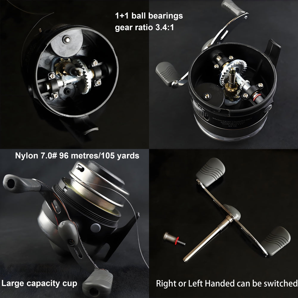 CENWTY BL40 internal gear shot shows durable stainless steel gears for reliability