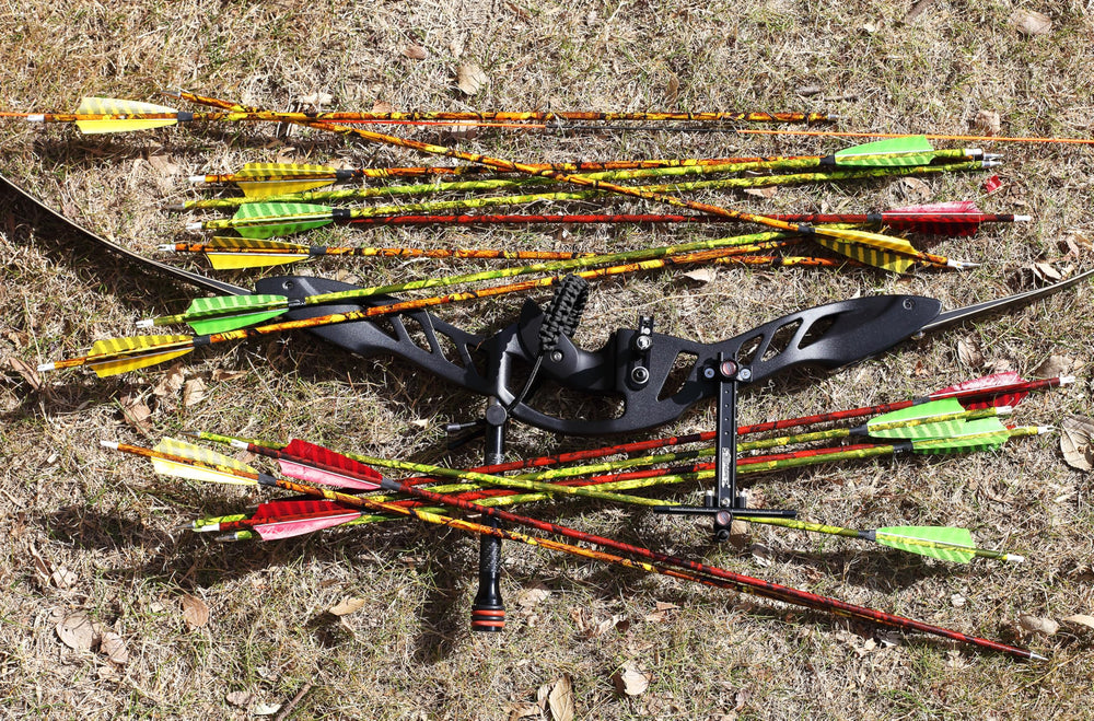 CENWTY camo arrow packaging for easy storage and transport