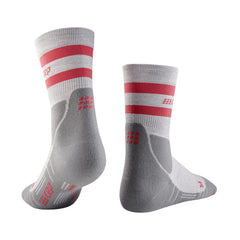CEP 80's hiking mid-cut socks feature a 3D foot bed for better boot traction.
