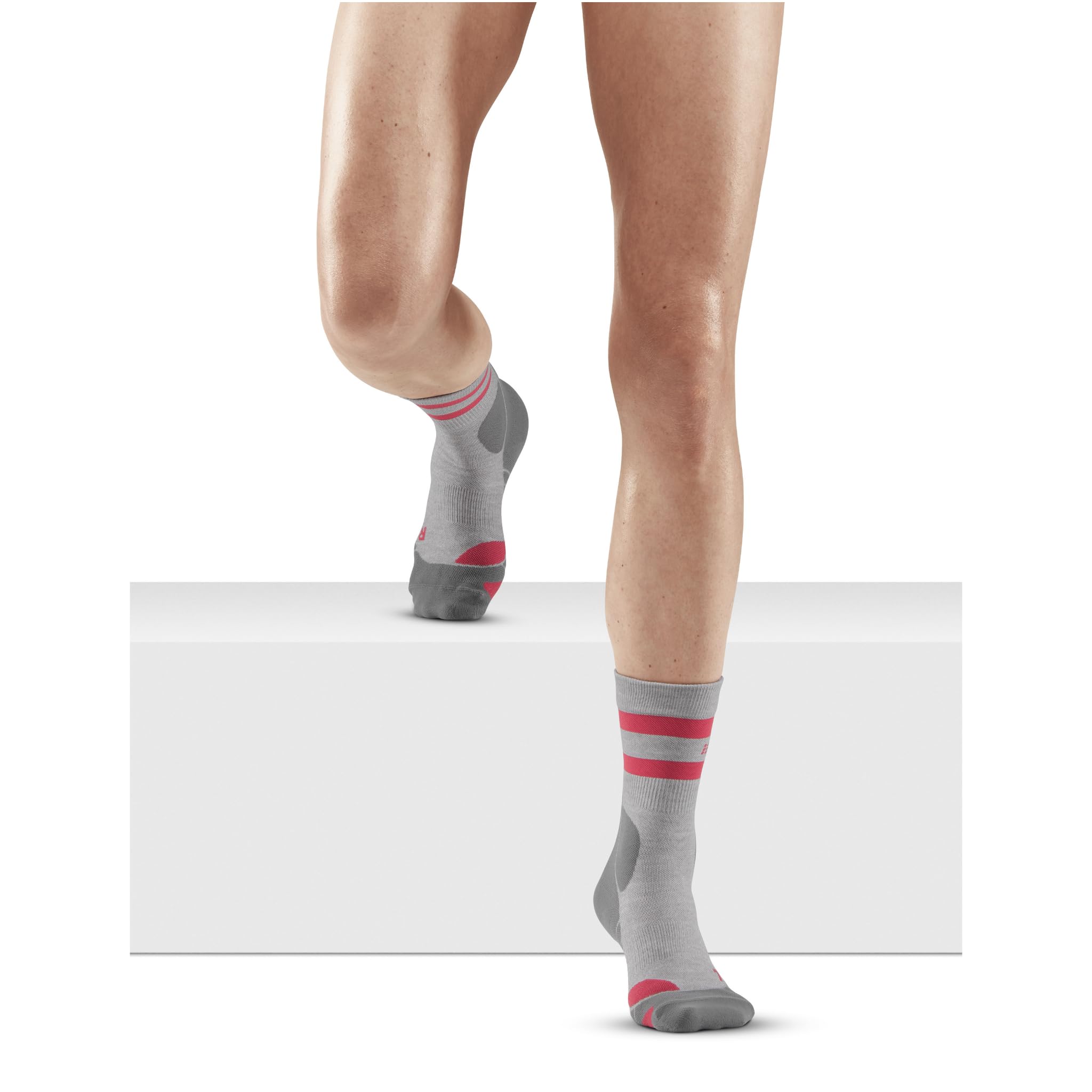 CEP 80's hiking mid-cut socks displayed in featured view for blister-free comfort on long treks.