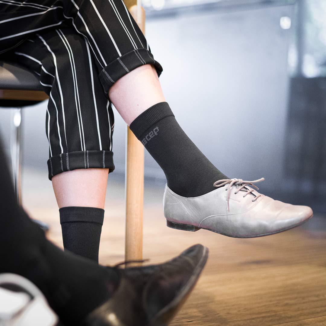 CEP Allday Merino Mid Cut Socks compression zones visible for targeted support