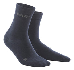 CEP Allday Merino Mid Cut Socks on foot show comfortable recovery-ready fit