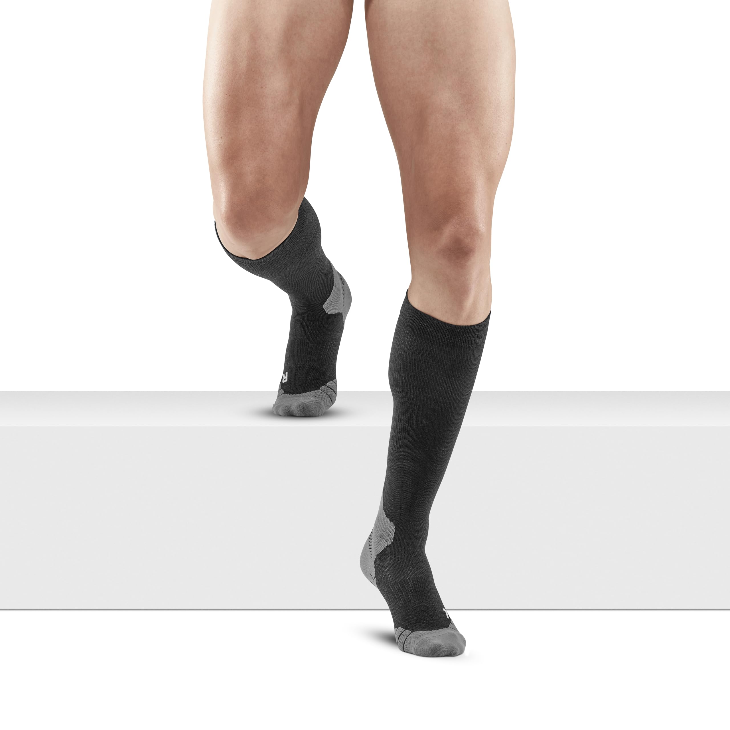 CEP Hiking Light Merino Tall Socks ankle support in boot for stability
