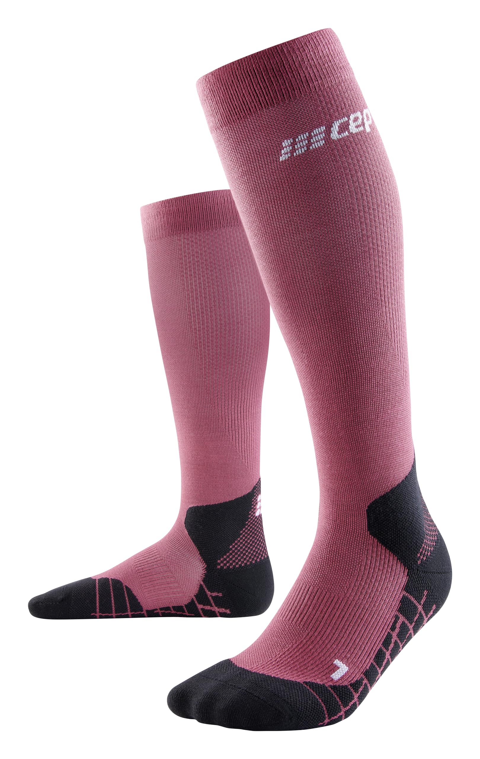 CEP Hiking Light Merino Tall Socks front view for all-day comfort on rugged trails.