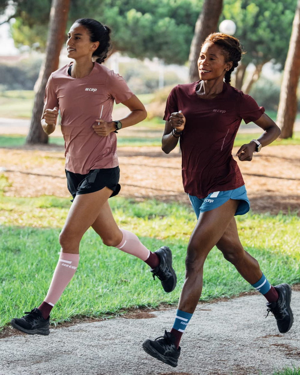 Women-specific fit ensures comfortable wear inside hiking boots all day.