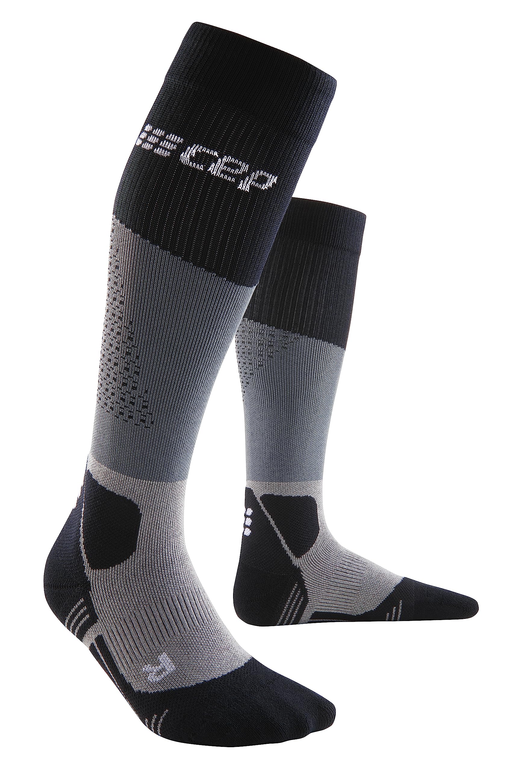 CEP Max Cushion hiking sock front view shows support and cushioning for day-long hikes