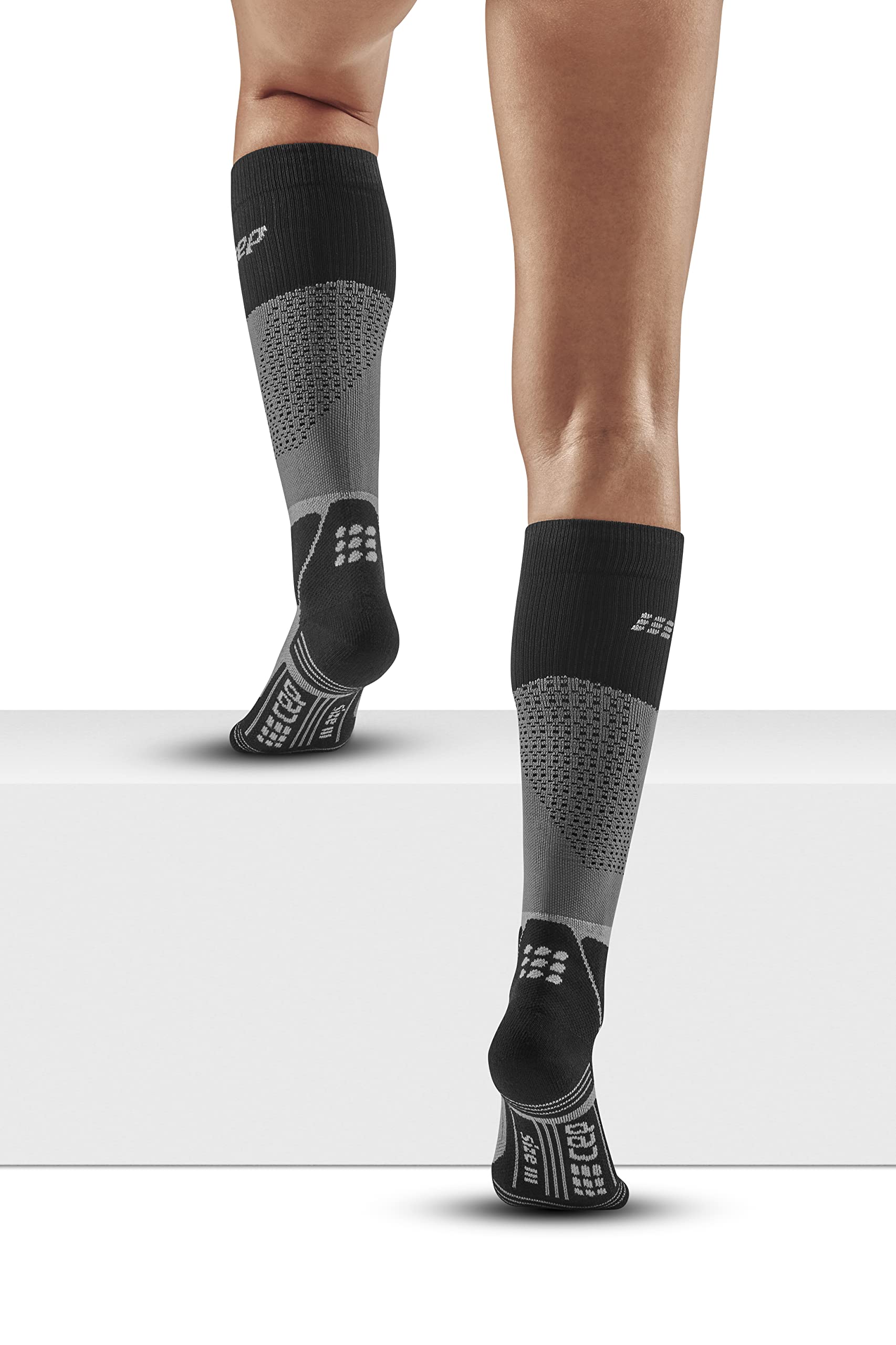 CEP Max Cushion merino detail highlights durability and odor resistance