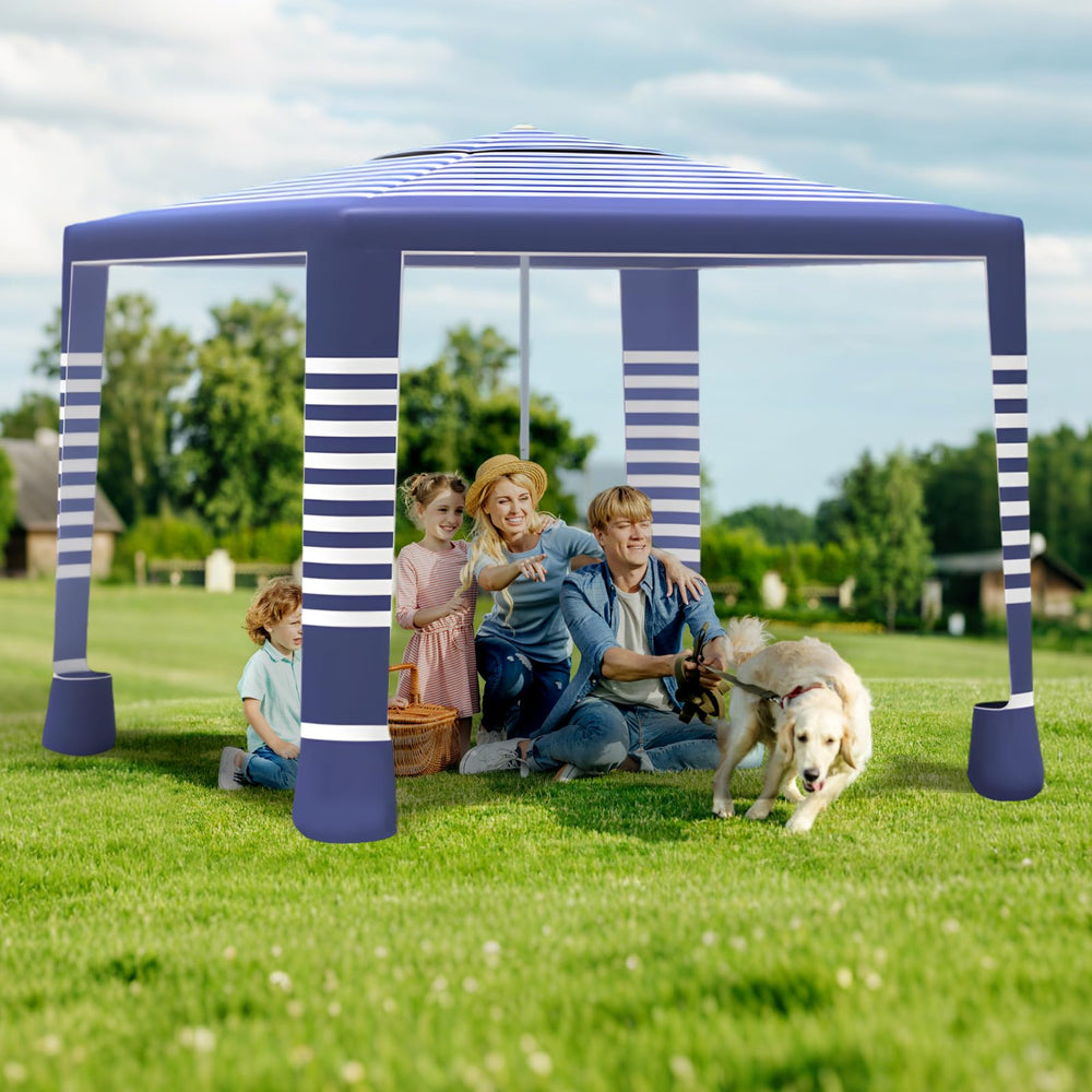 cepkquis Beach Tent side walls detachable for flexible space and privacy.