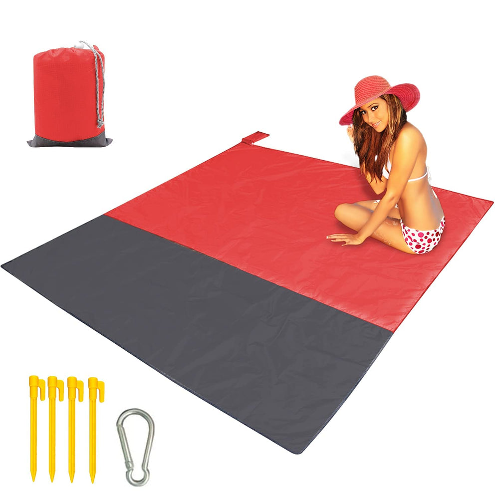 CEREM Beach Blanket XL folded compact form for easy travel and storage.