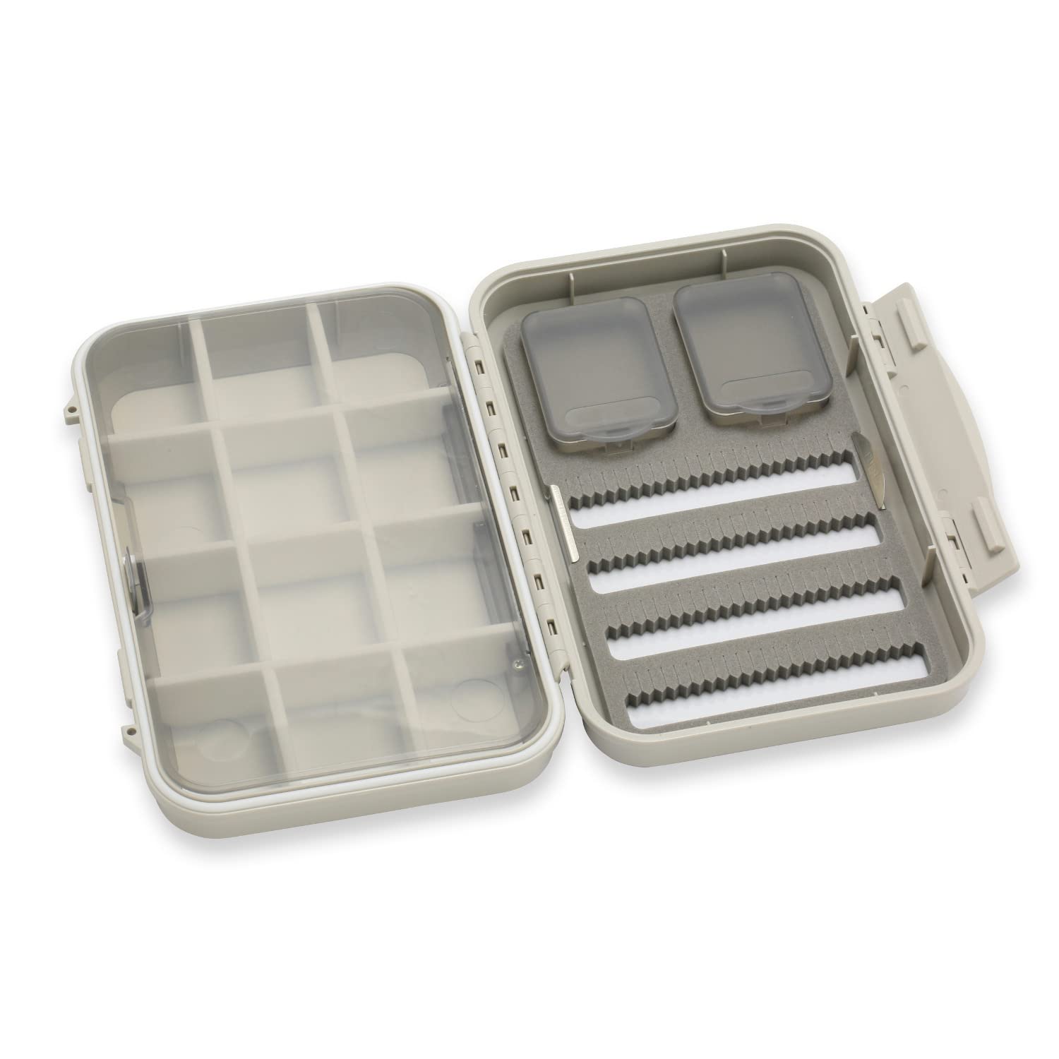 CF-2304DD+ Medium DryDropper Fly Case with dry fly compartment and removable system foam