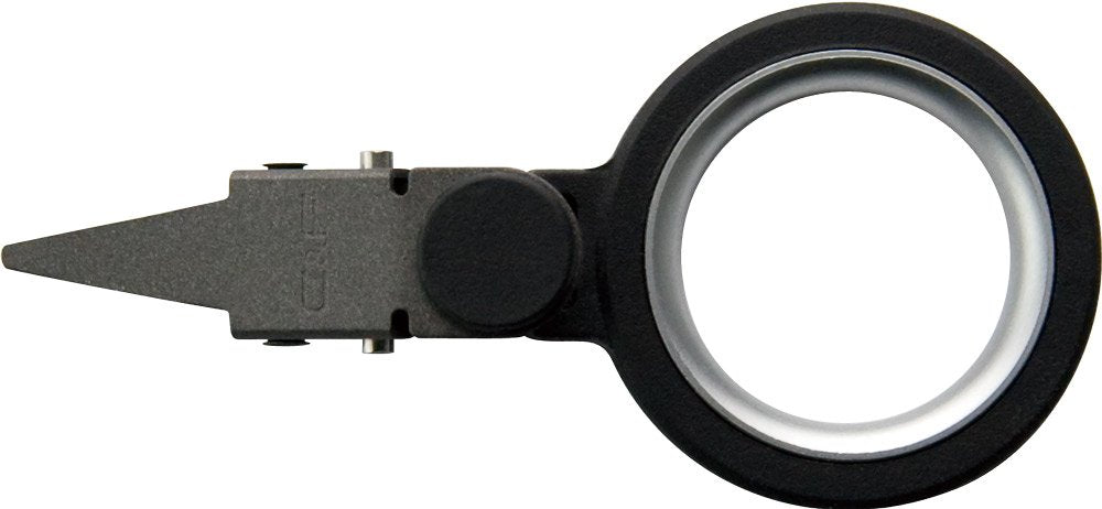 CF Design CFT-120 Midge Hackle Plier with ear tip for precise wrap and low-reflection finish