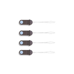 C&F Design spare threaders 4-pack standard size blue dot close-up (CF601)