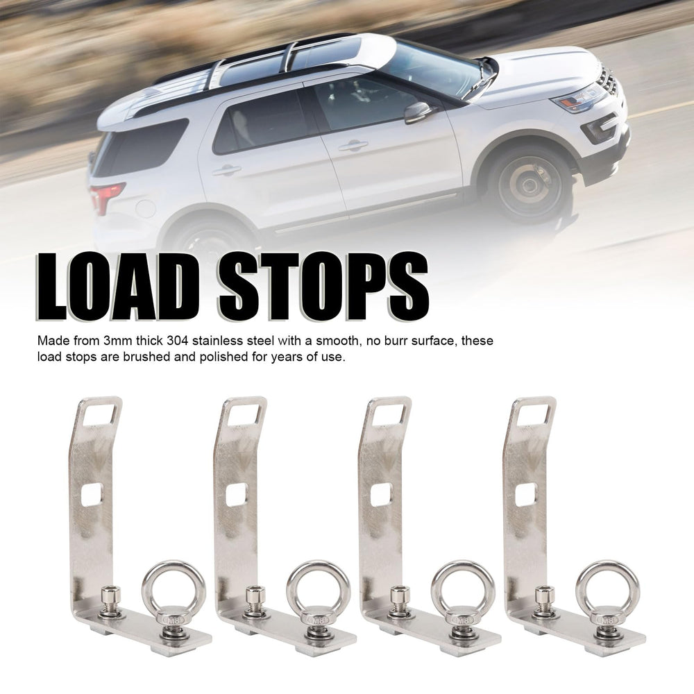 CFTGIW load stops with hooks and loops secure straps for versatile tying