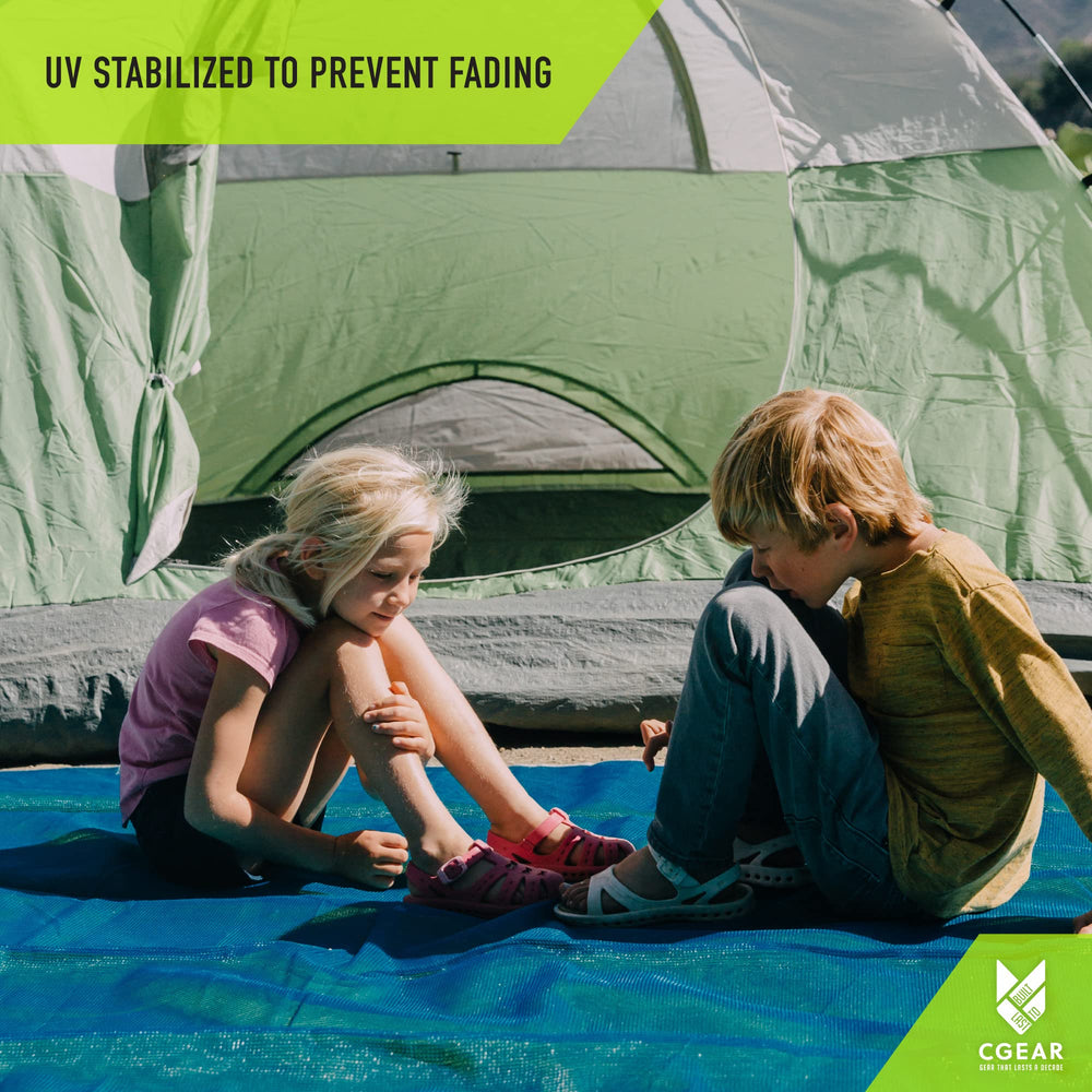 CGEAR Original Sand-Free Mat lay-flat close-up reveals soft surface.