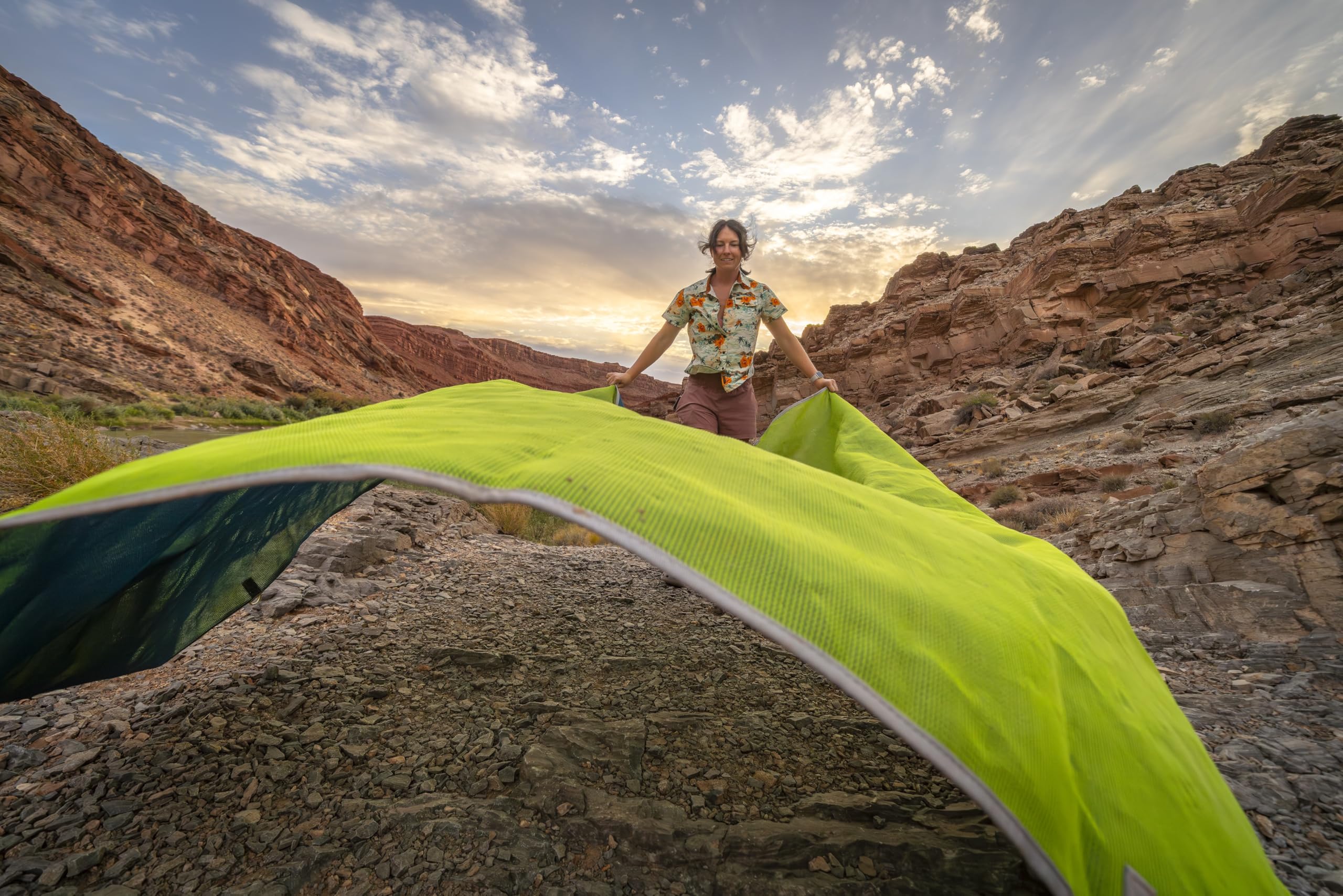 CGEAR Original Sand-Free Mat water-resistant surface endures damp conditions.