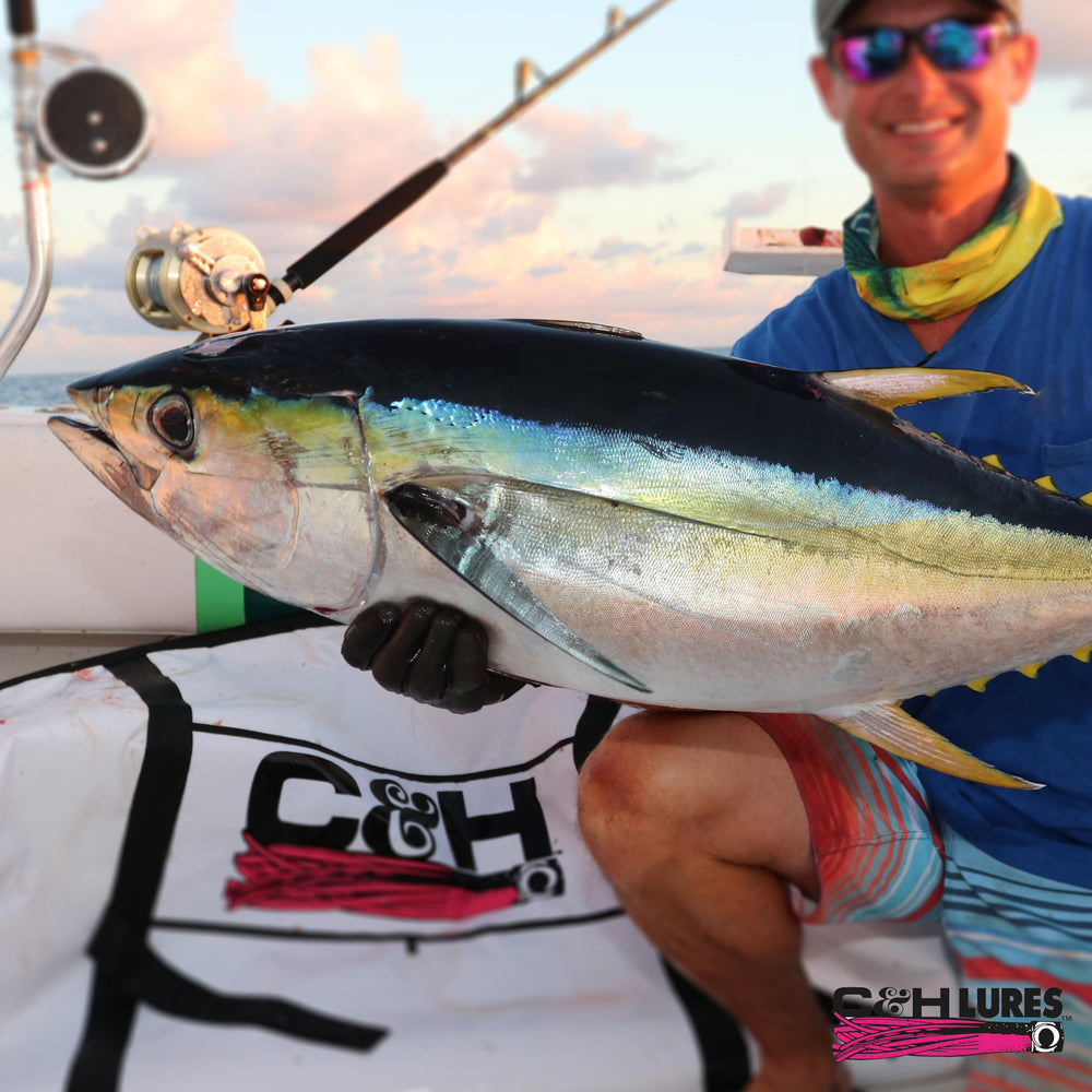 C&H Lures Lil Stubby Chugger durable saltwater finish withstands rough seas.