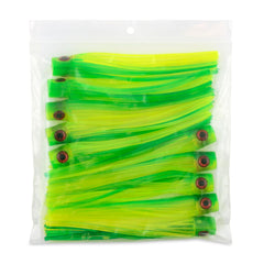 C&H Lures Lil Stubby Chugger green chartreuse in water displays erratic action.