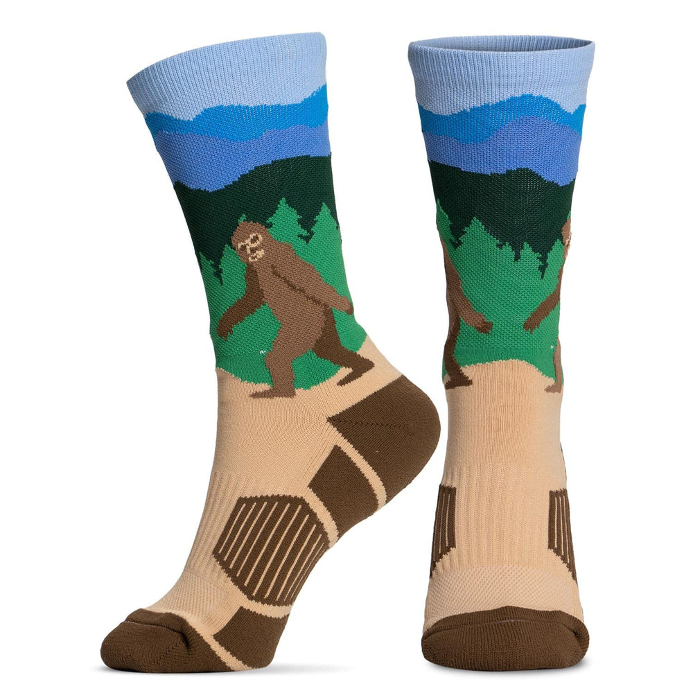 ChalkTalkSPORTS Bigfoot design socks promote daily athletic style and comfort.