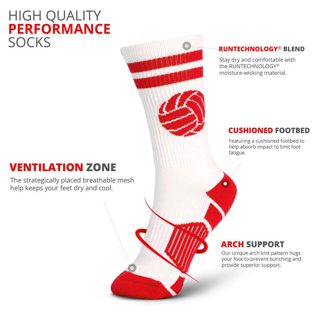ChalkTalkSPORTS moisture-wicking socks stay dry with improved ventilation during drills