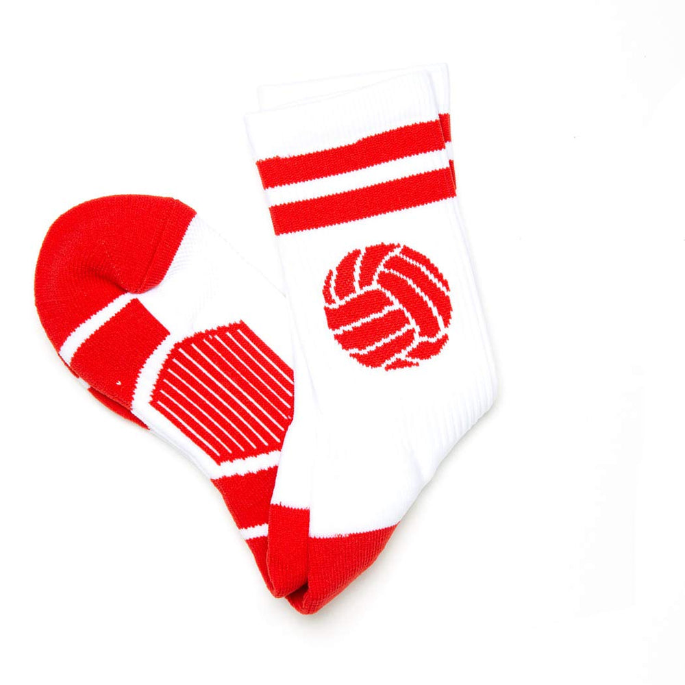 ChalkTalkSPORTS cushioned crew socks offer a secure, comfortable fit for jumps