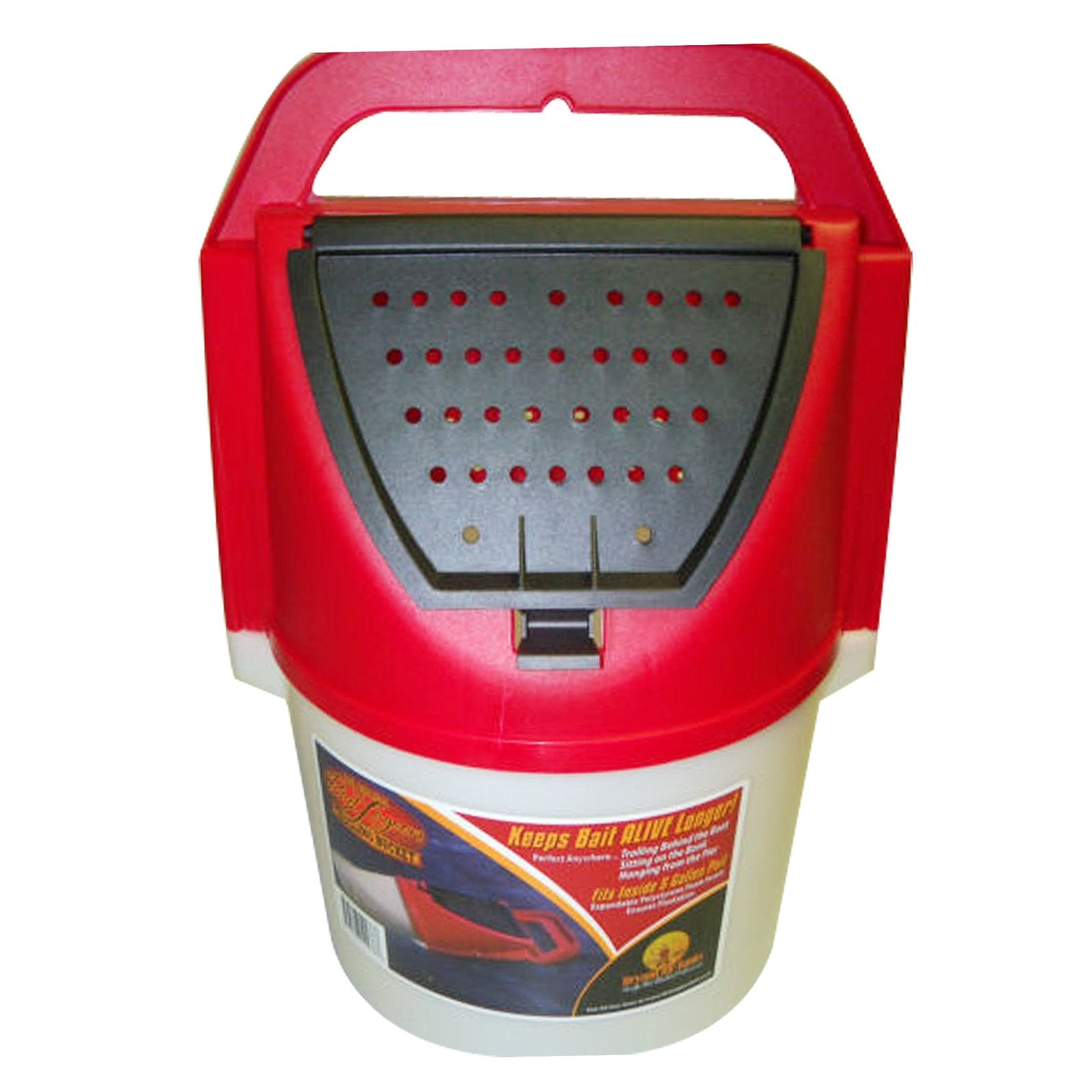 Challenge Bait Lagoon Trolling Bucket 50278 keeps bait easily accessible during trolling trips.