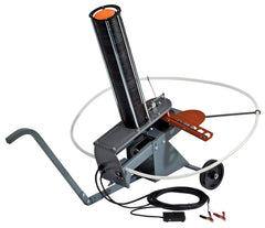 Front view of Champion WheelyBird Auto-Feed Trap compact design