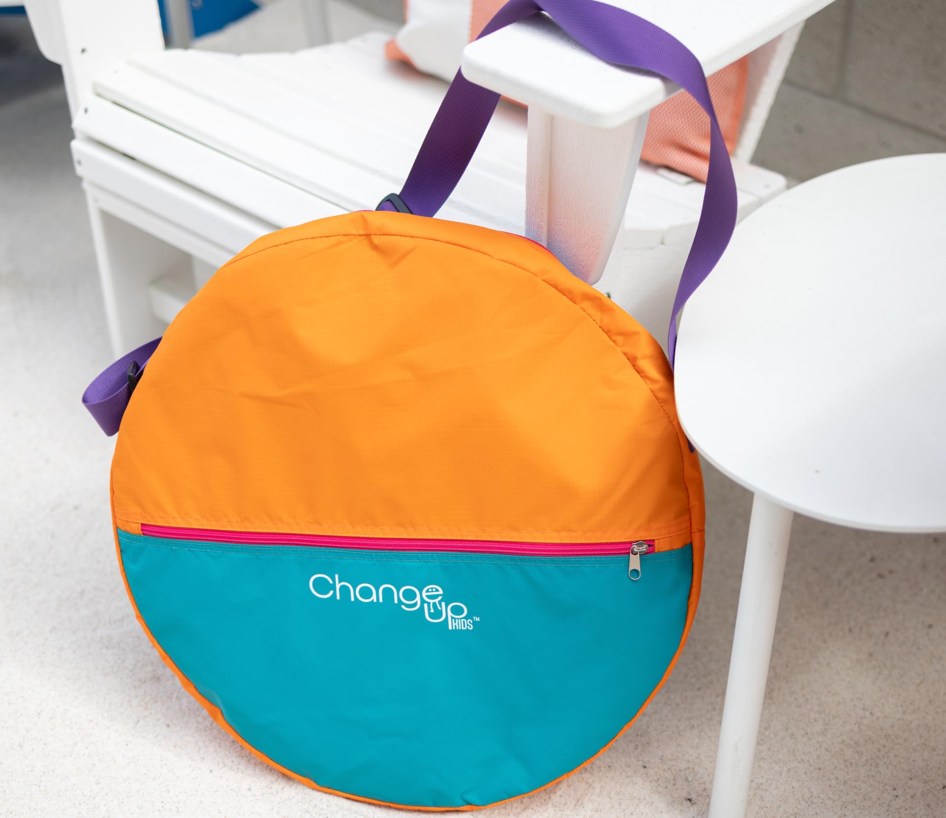 Change Up Kids potty-training privacy tent serves as a portable bathroom