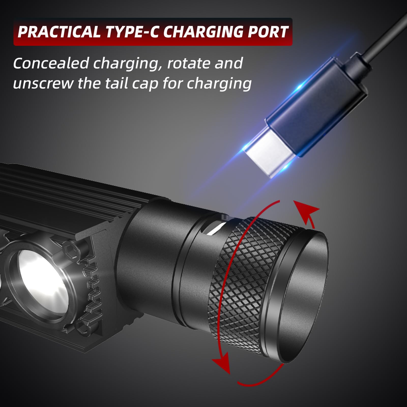 Changlinyd headlamp six modes provide versatile lighting options.