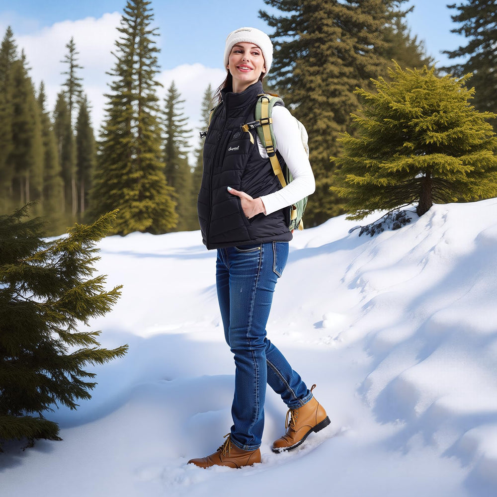 CHAPAREL heated vest ideal for winter commutes and chilly outdoor adventures