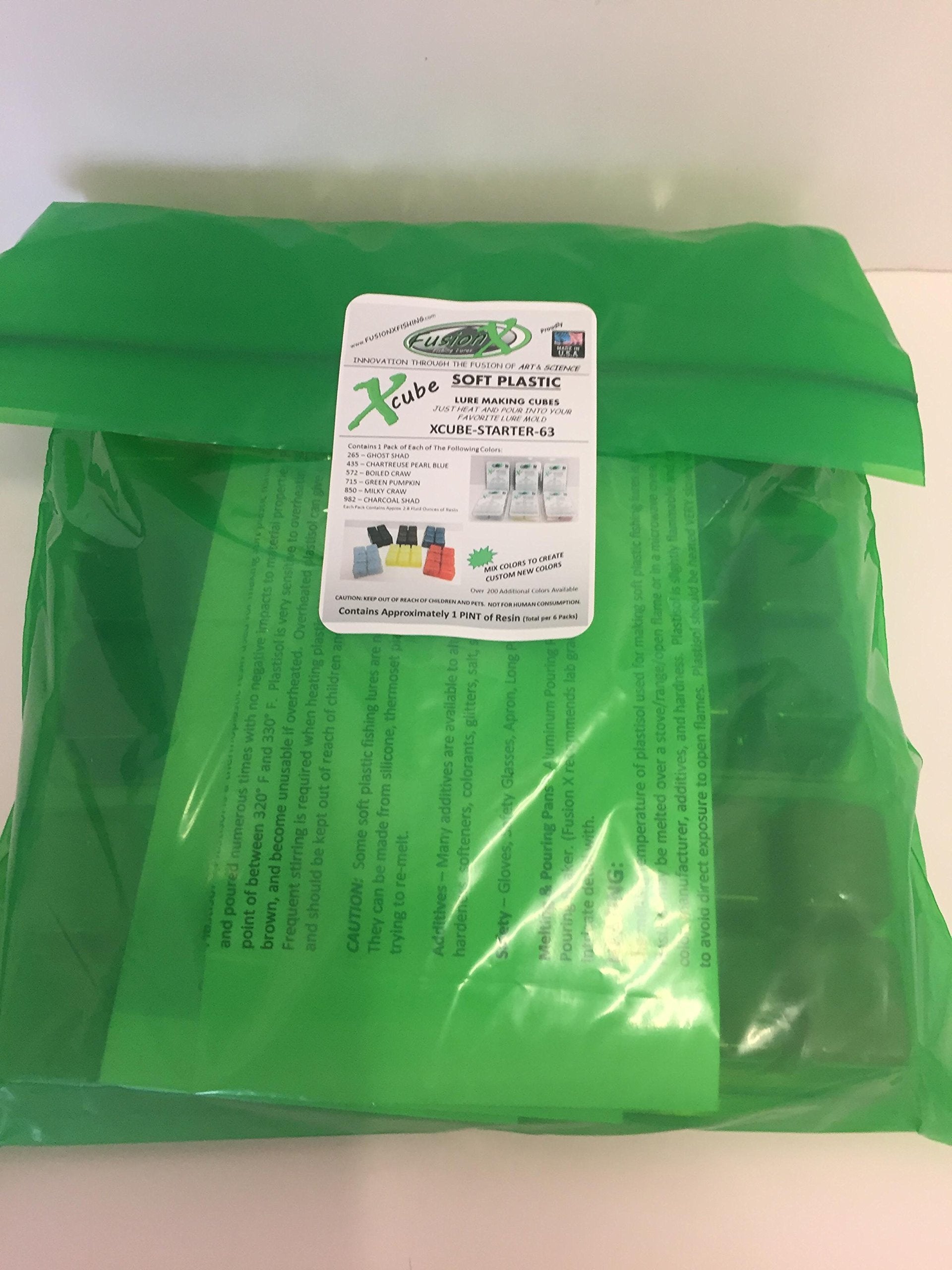 PLASTISOL Charcoal Shad color cube