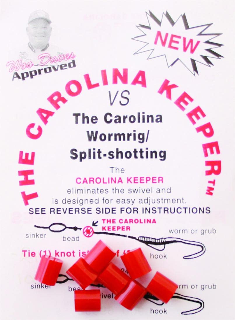 Charkbait Carolina Keeper CKTR Texas Red in use demonstrating quick setup and reliable control